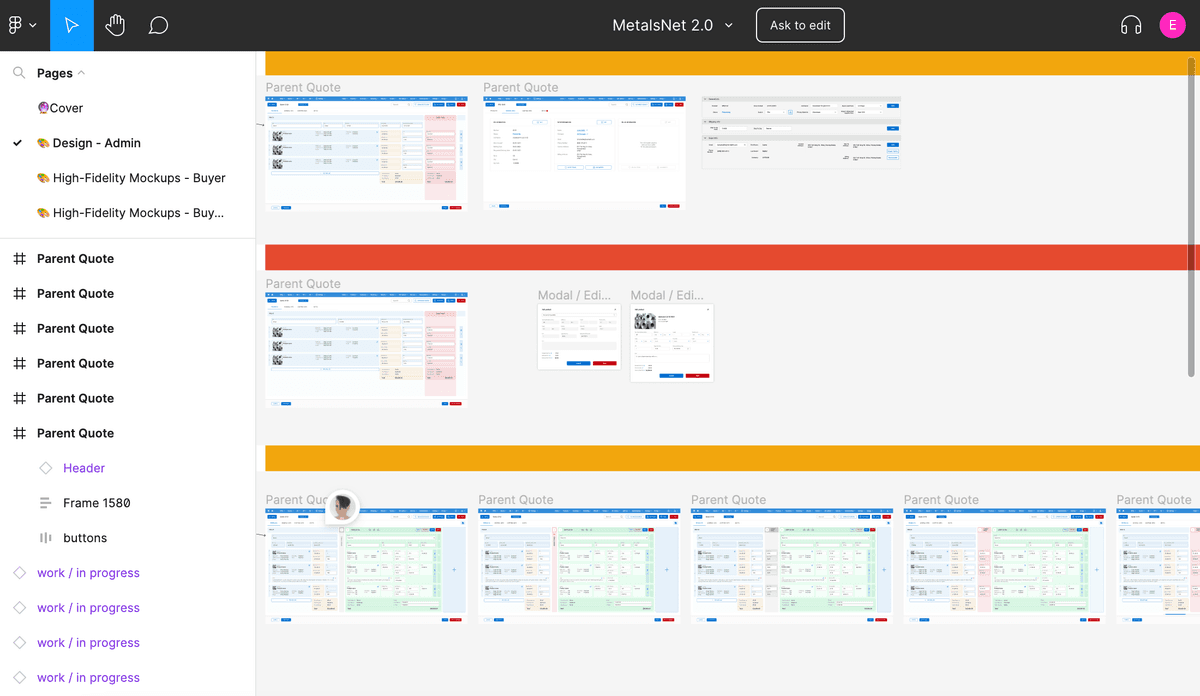 admin panel